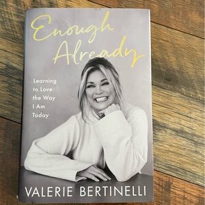 Valerie Bertinelli 'Enough Already' Book - Gray Cover